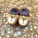 Sapatinho Marrom Urso