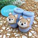 Sapatinho Azul bebê Raposa