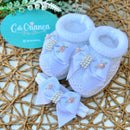 Sapatinho e Faixa Branco - Rococó Rosê