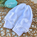 Kit Touca e Luva Branca