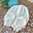 Kit Touca e Luva Off White