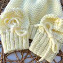 Kit Touca e Luva Amarela