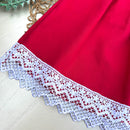 Vestido vermelho em Algodão egípcio - Coleção Natal