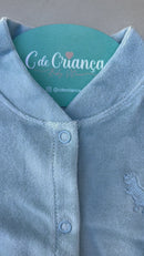 Macacão Plush Azul Bebê