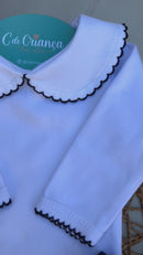 Body Picueta Manga Longa e Mijão Marinho