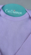 Conjunto Canelado Lilás