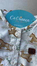 Body Miguel manga curta cavalinho