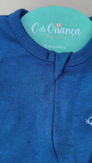 Macacão Suedine Azul Jeans