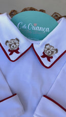 Conj Body Urso Vermelho, Mijão Vermelho e Sapatinho